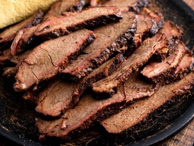 Closeup of brisket